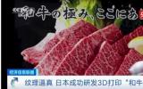 日本研发出3D打印和牛肉，1克成本570元